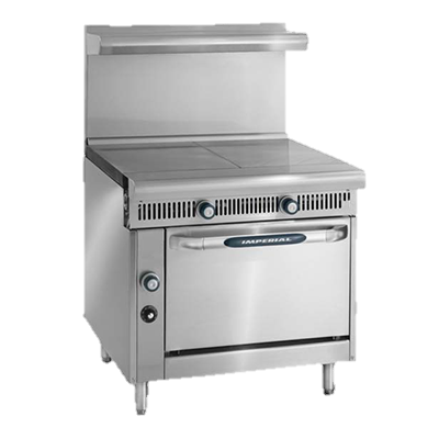 superior-equipment-supply - Imperial - Imperial Stainless Steel Modular Two French Tops 36" Wide Heavy Duty Gas Range