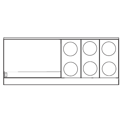 superior-equipment-supply - Imperial - Imperial Stainless Steel Six Round Elements Thermostatic Griddle Two Convection Ovens 72" Wide Electric Range