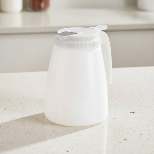 superior-equipment-supply - Tablecraft Products Co - Tablecraft White Top All Purpose Dispenser 48 oz.