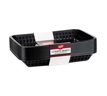 superior-equipment-supply - Tablecraft Products Co - Tablecraft Cash & Carry Mas Grande Rectangular Basket 11-3/4" x 8-1/2" x 1-1/2" - 12 Pack