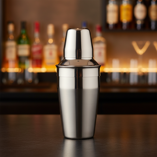 superior-equipment-supply - Tablecraft Products Co - Tablecraft Cash & Carry Stainless Steel Bar Shaker 15 oz. 3 Piece Set