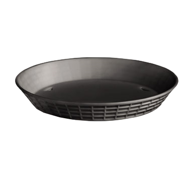 superior-equipment-supply - Tablecraft Products Co - Tablecraft Platter Round Basket Black 12" Diameter x 1-3/5"H