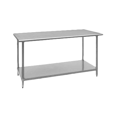 superior-equipment-supply - Royal Industries - Royal Industries Stainless Steel Work Table With Galvanized Undershelf 48"W x 24"D