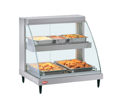 superior-equipment-supply - Hatco Corporation - Hatco Glo-Ray Designer Counter Top Heated Display Case With Tempered Curved Glass