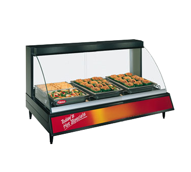 superior-equipment-supply - Hatco Corporation - Hatco Glo-Ray Designer Counter Top Heated Display Case With Tempered Curved Glass