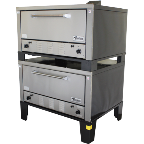 Peerless Bake Oven Deck-Type Electric Double-Stacked With 12" High Section