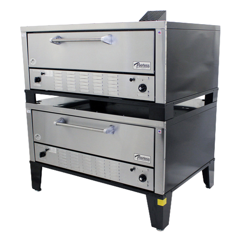 Peerless Pizza Oven Deck-Type Gas With 9" High Section