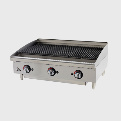 Star Natural Gas Countertop Charbroiler Manual Controls 36" W