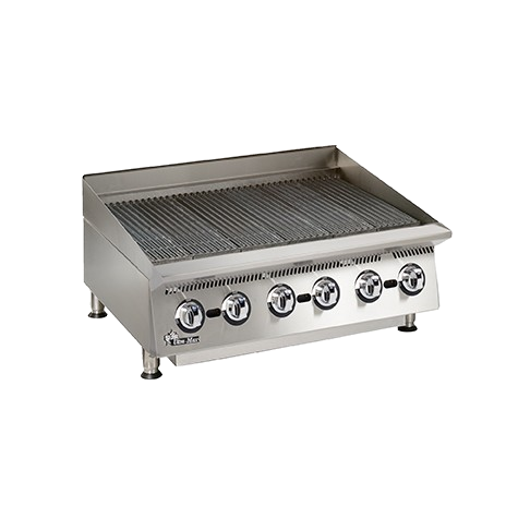 Star Ultra-Max® Lava Rock Charbroiler Gas Countertop 36"L Cast Iron 120,000 BTU