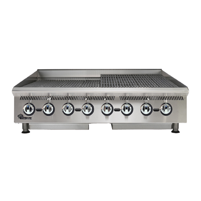 Star Ultra-Max® Radiants Charbroiler Gas Countertop 48"L  Cast Iron 160,000 BTU