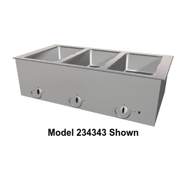Duke Food Well 88.25"W x 23.57"D x 12.75"H Stainless Steel Top Steel Exterior With Operator's Rail