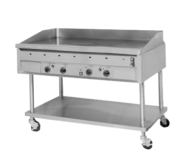 Montague Stainless Steel Heavy Duty 36" Wide Gas Griddle with 1" Thickness and 24" Deep Grill Area