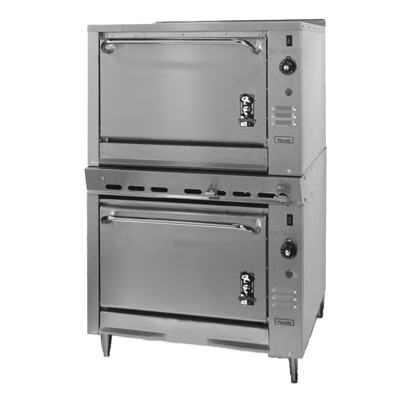 Montague Stainless Steel Heavy Duty 36" Wide Gas Convection Oven Range