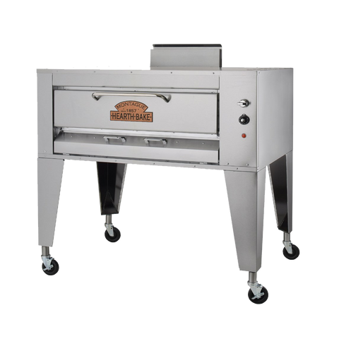 Montague Stainless Steel High Deck 69" Wide Gas Pizza Oven with (3) Burners