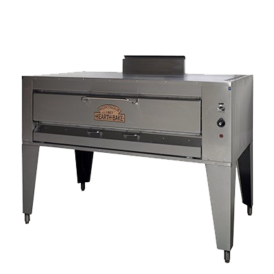 Montague Stainless Steel High Deck 81" Wide Gas Pizza Oven with (4) Burners