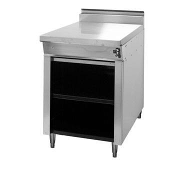 Montague Stainless Steel Heavy Duty 24" Wide Gas Range with (1) Work Top and Undershelf