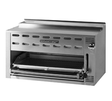 Montague Stainless Steel Heavy Duty 36" Wide Wall Mount Salamander Broiler with Burners