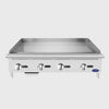 Atosa Stainless Four Burner Heavy Duty Gas Griddle 48