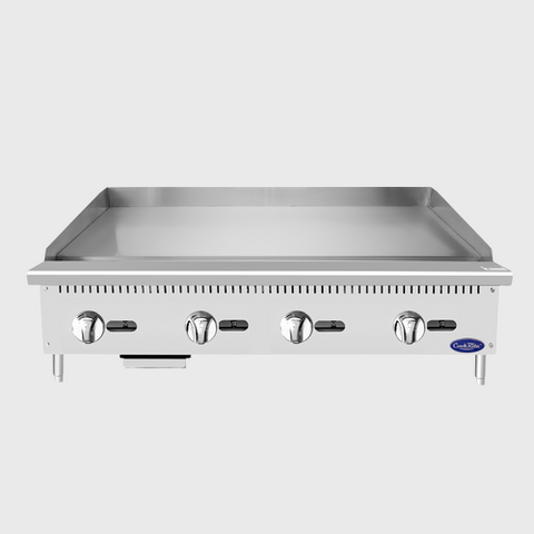 Atosa Stainless Four Burner Heavy Duty Gas Griddle 48" W