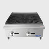 Atosa Stainless Heavy Duty Two Burner Radiant Charbroiler 24