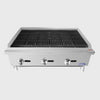 Atosa Stainless Heavy Duty Three Burner Radiant Charbroiler 36