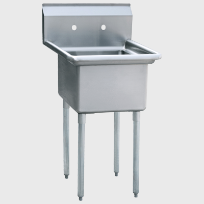 Atosa Stainless One Compartment Sink 24" W
