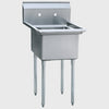 Atosa Stainless One Compartment Sink 24