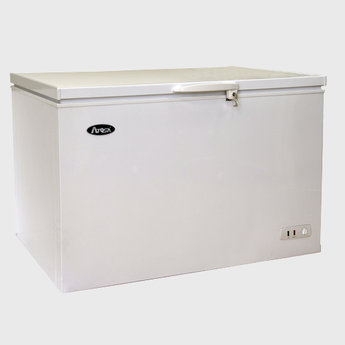 Atosa White Coated Steel Exterior Solid Top Chest Freezer 40" W