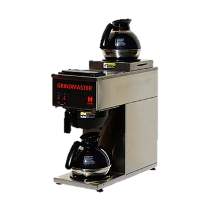 Grindmaster Cecilware Decanter Coffee Brewer Two In Line Warmers (1 upper, 1 lower)