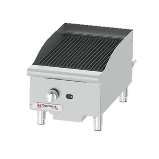 Grindmaster Cecilware Gas Countertop Charbroiler One Burner 15"W