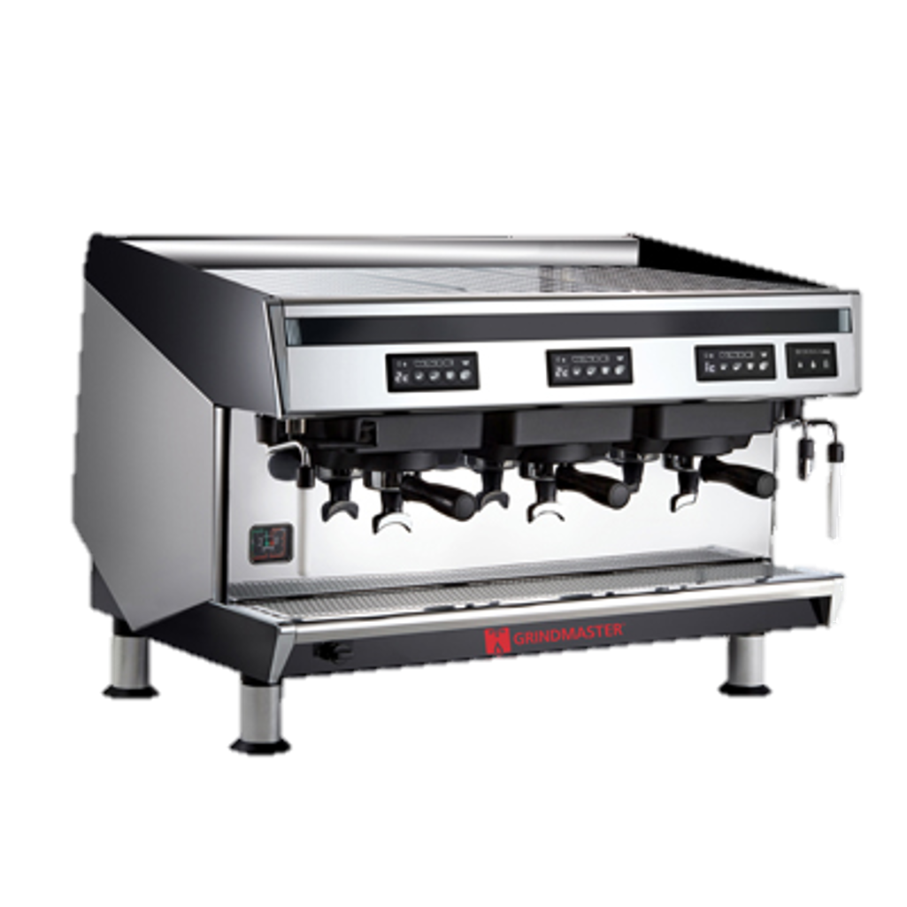 Grindmaster Cecilware Espresso Cappuccino Machine Semi-Automatic 3 Group 4.2 Gallon Boiler