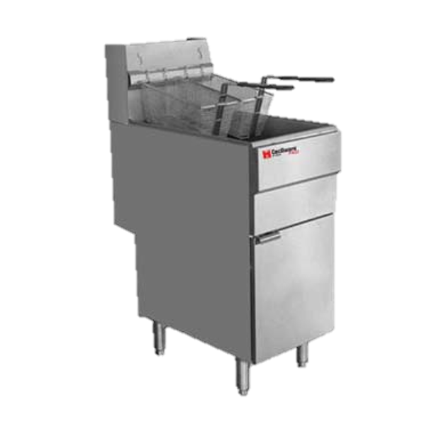 Grindmaster Cecilware Gas Fryer Floor Model Full Pot Four Tube Burners