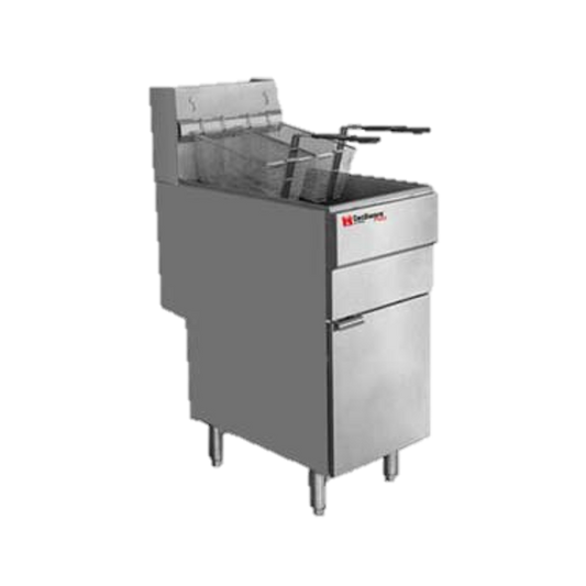 Grindmaster Cecilware Gas Fryer Floor Model Full Pot Five Tube Burners