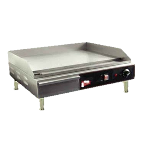 Grindmaster Cecilware Electric Griddle Countertop 24" Wide Stainless Steel