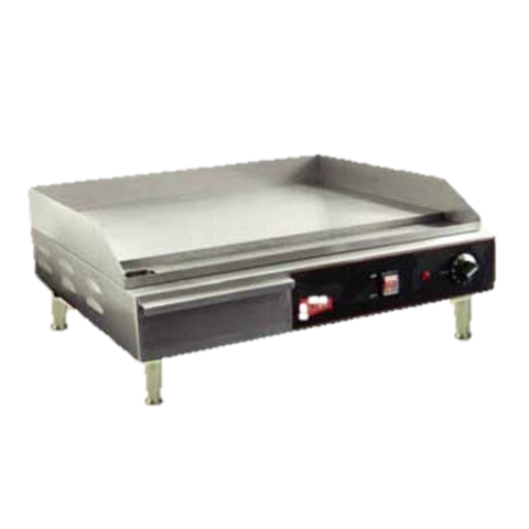 Grindmaster Cecilware Electric Griddle Countertop 24" Wide Stainless Steel