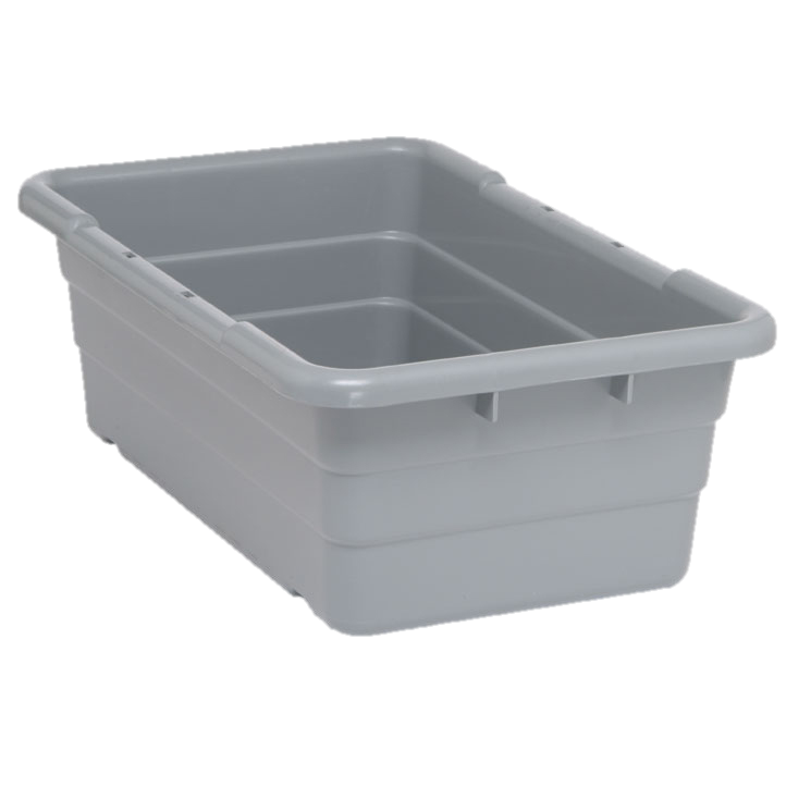 Quantum FoodService Bulk Goods Tub 9.75 Gallon Capacity Gray