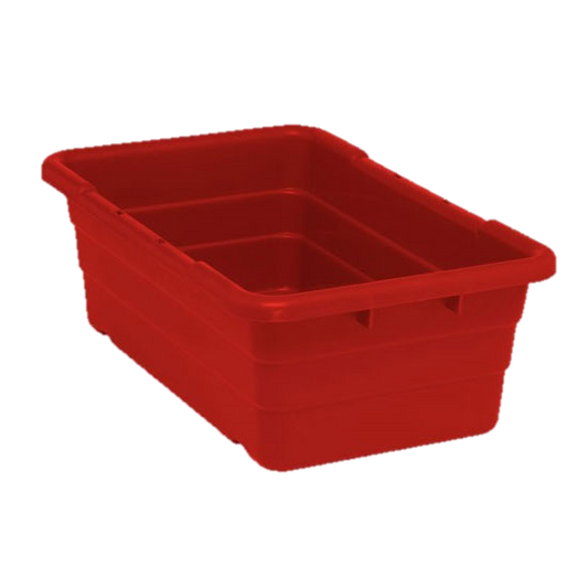 Quantum FoodService Bulk Goods Tub 9.75 Gallon Capacity Red