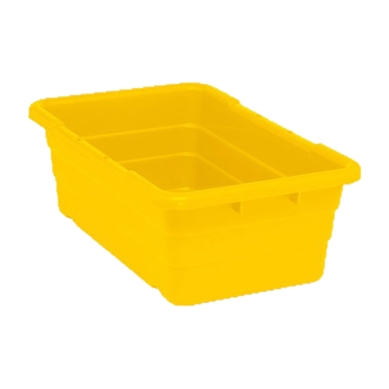 Quantum FoodService Bulk Goods Tub 9.75 Gallon Capacity Yellow