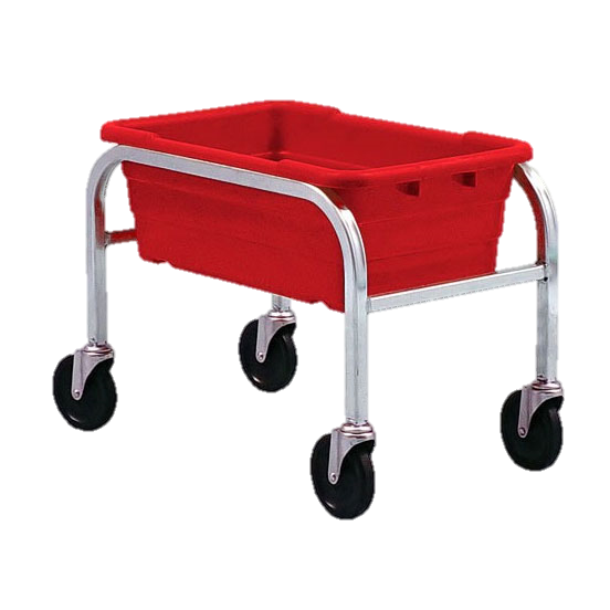 Quantum FoodService Tub Rack Mobile 19"H Red