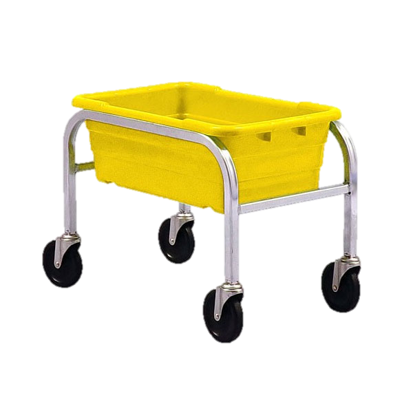 Quantum FoodService Tub Rack Mobile 19"H Yellow