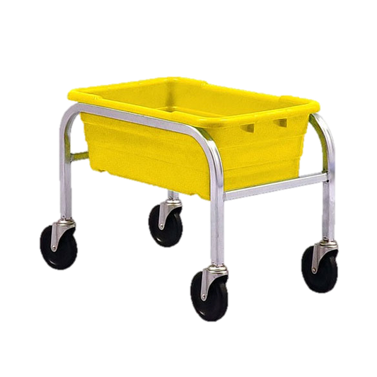 Quantum FoodService Tub Rack Mobile 19"H Yellow