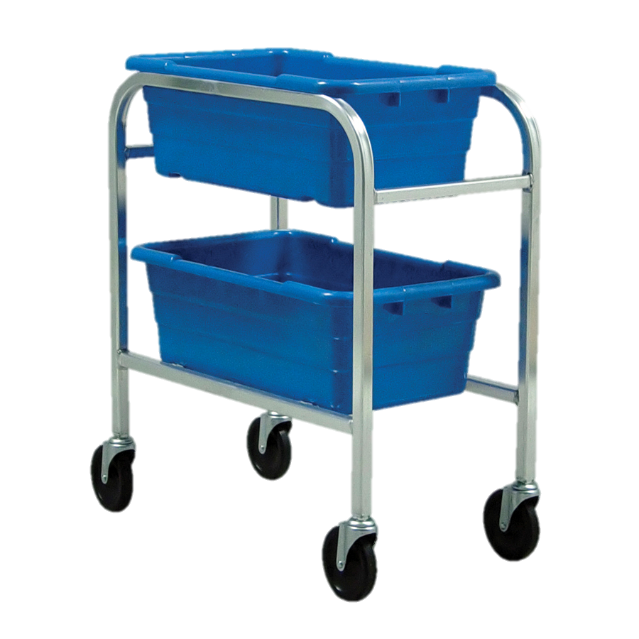 Quantum FoodService Tub Rack Mobile 31"H Blue