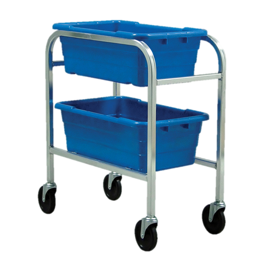 Quantum FoodService Tub Rack Mobile 31"H Blue