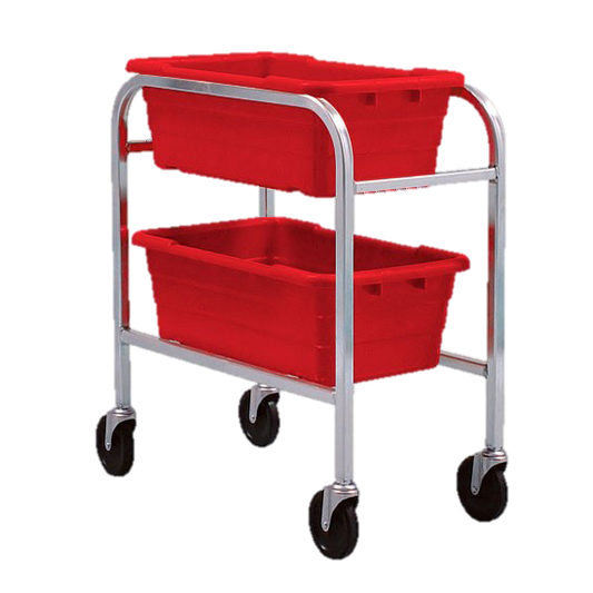 Quantum FoodService Tub Rack Mobile 31"H Red