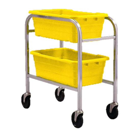 Quantum FoodService Tub Rack Mobile 31"H Yellow