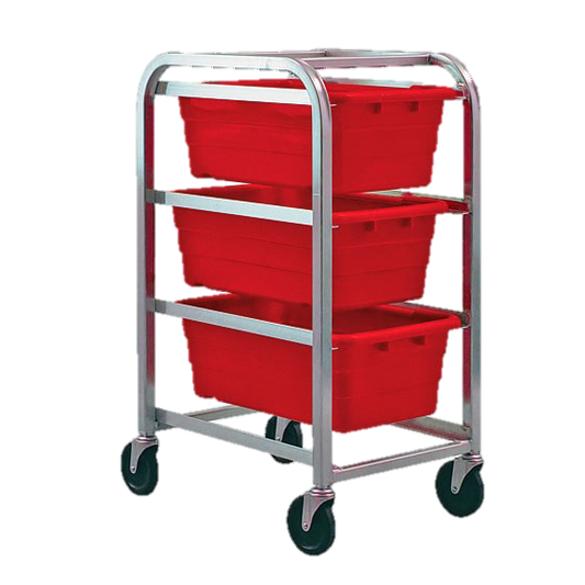 Quantum FoodService Tub Rack Mobile 41"H Red