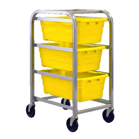 Quantum FoodService Tub Rack Mobile 41"H Yellow