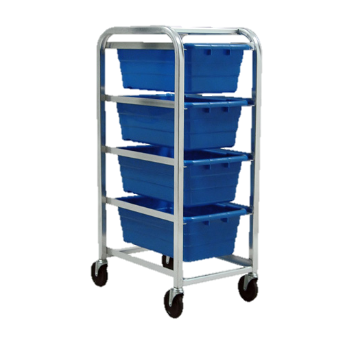 Quantum FoodService Tub Rack Mobile 51"H Blue