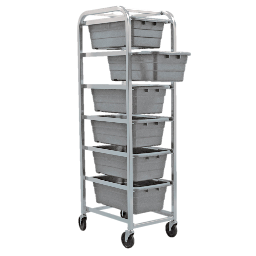 Quantum FoodService Tub Rack Mobile 71"H Gray