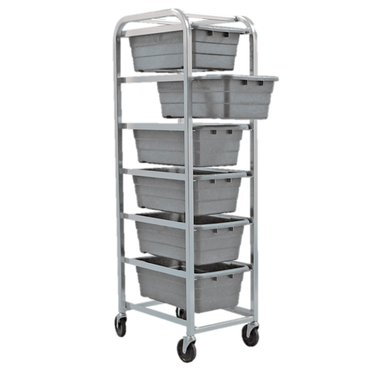 Quantum FoodService Tub Rack Mobile 71"H Gray